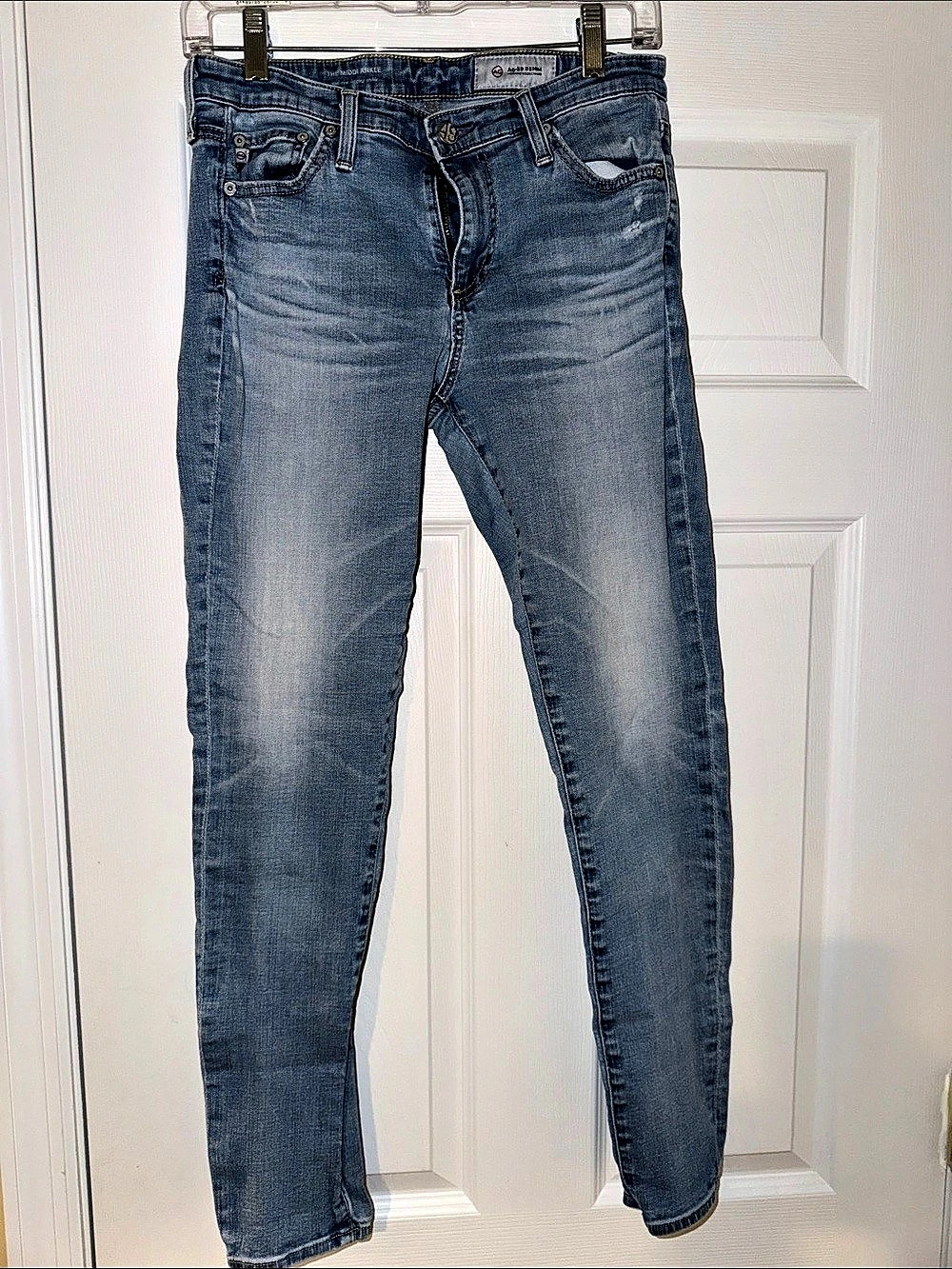 Adriano Goldschmied The Mid Rise Skinny Jeans in Blue Waist 28